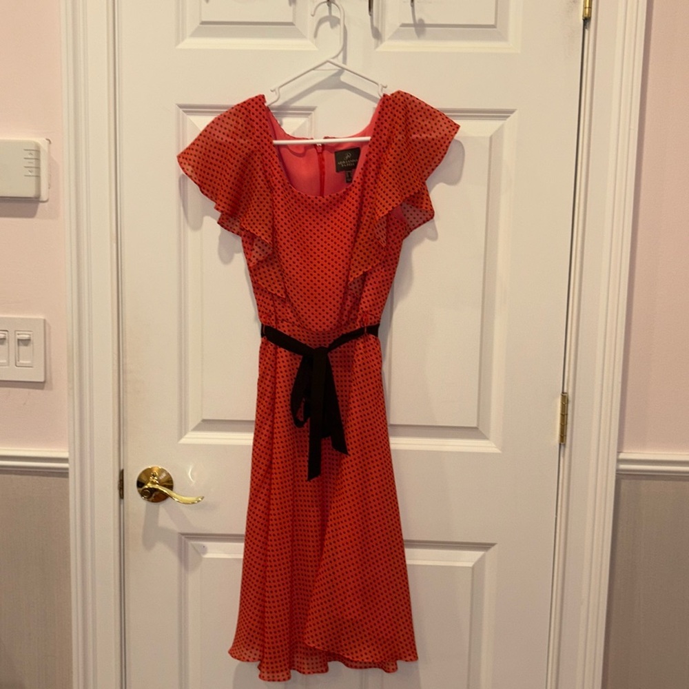 Adrianna Papell Polka Dot Dress